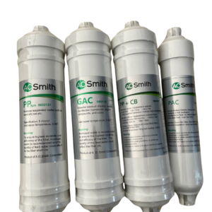 A.O. Smith Daisy Su Arıtma Cihazı 4'Lü Filtre Seti (Orijinal Uyumlu)